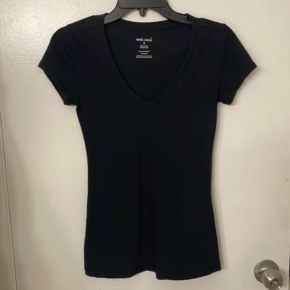 Black V-Neck
